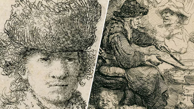 Hallan 35 grabados inéditos de Rembrandt en una colección familiar tras casi un siglo olvidados