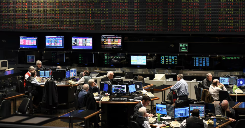 Las acciones argentinas repuntaron, pero el riesgo país volvió a acercarse a los 600 puntos