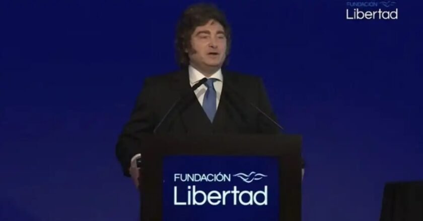Milei en la cena de Fundación Libertad: “Soy el presidente que menos gana en América”