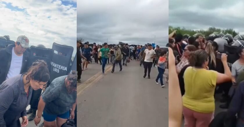 Tensión en la Ruta 157: vecinos de La Madrid denuncian represión policial en medio de una protesta