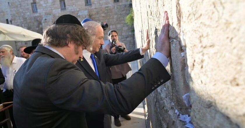 Javier Milei concluye su gira por Israel