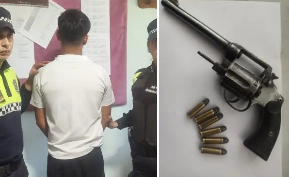 Un alumno ingresó con un revólver cargado con 6 balas a una escuela y fue reducido en plena clase