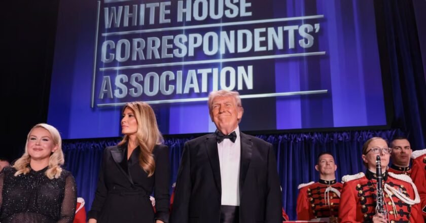 Evacuaron a Donald Trump de la cena de corresponsales tras un tiroteo en el hotel