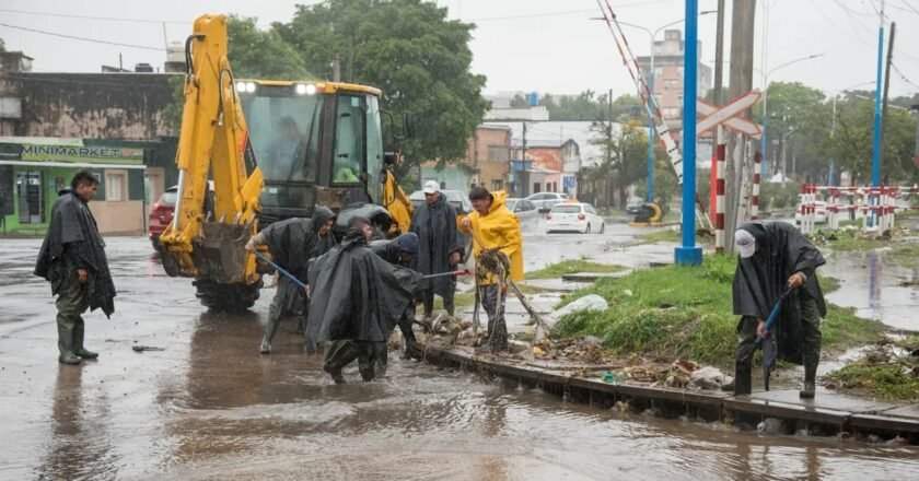 Chincarini destacó las tareas de mantenimiento ante las recurrentes lluvias en la capital
