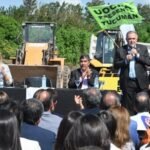 Jaldo y Chahla dieron inicio a una obra de desagües por más de $1400 millones en el Barrio 360 Viviendas