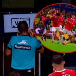 Se filtró la charla entre Merlos y el VAR por el polémico penal en el clásico