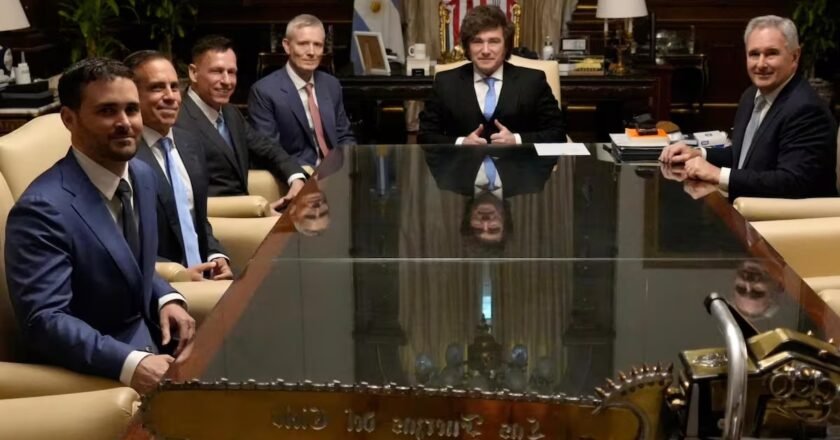 Milei recibió en Casa Rosada el empresario Peter Thiel, dueño de Palantir