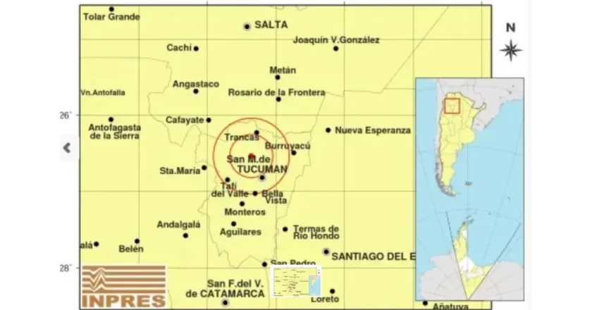 Susto nocturno: Tucumán vibró con un temblor en la noche del martes