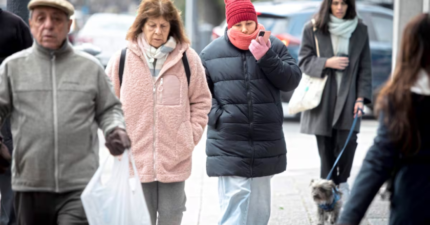 La semana comenzará con un frente frío: se esperan temperaturas por debajo de los 10ºC
