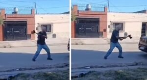 Un hombre con un hacha atacó a pasajeros de Uber y en un confuso episodio terminó detenido el chofer