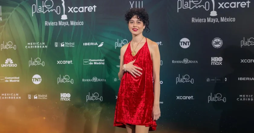La actriz tucumana Camila Plaate ganó un premio Platino; citó a Evita y cargó contra los “vendepatrias”