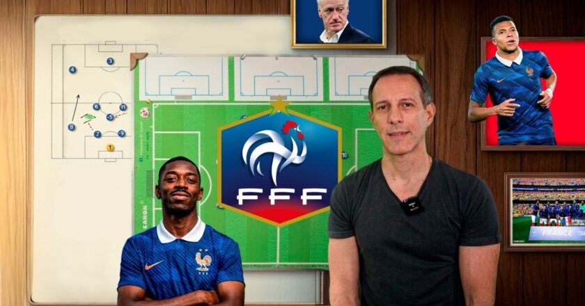 La pizarra de Vicente Muglia: así juega Francia