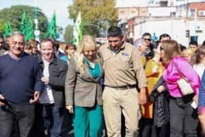 Chahla inauguró la repavimentación de la avenida Mitre