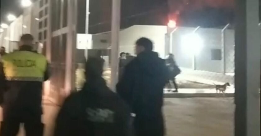 Violento motín en el Instituto Padre Brochero de Benjamín Paz