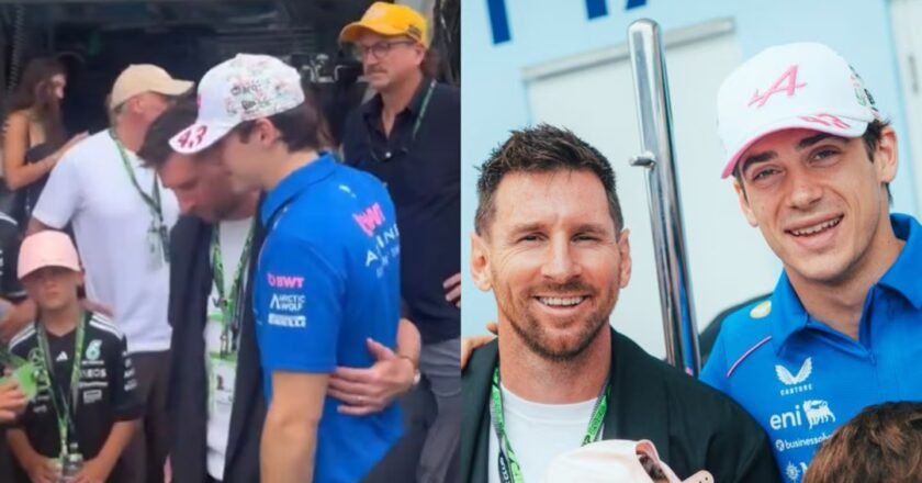 El encuentro entre Lionel Messi y Franco Colapinto en el GP de Miami