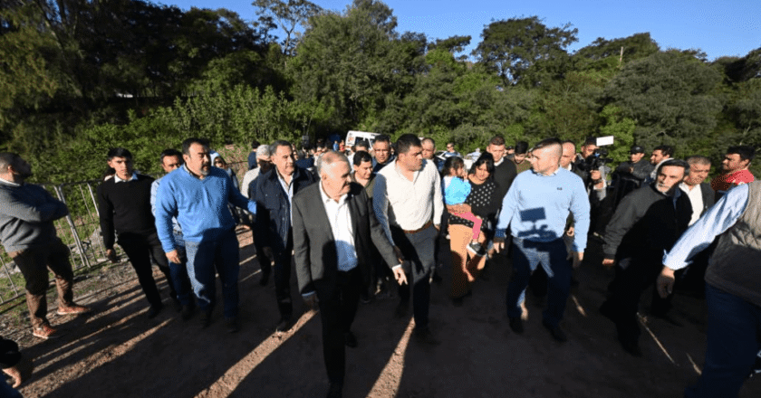 Jaldo presentó la reparación de una represa de El Cadillal que costó $ 15 mil millones y anticipó que le pedirá el reintegro a Nación