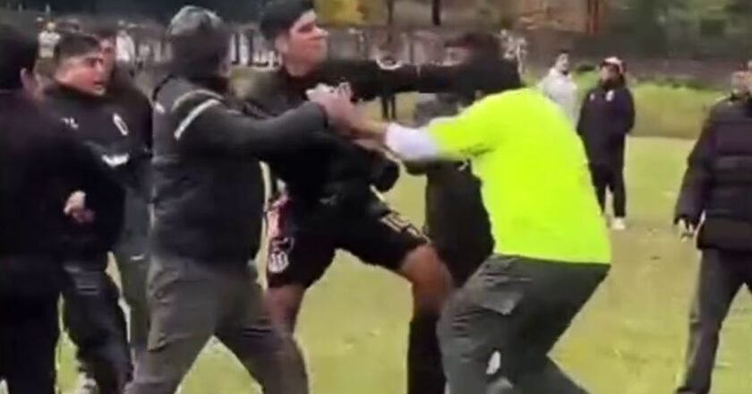 Violencia en el fútbol amateur: atacaron a un árbitro en Concepción