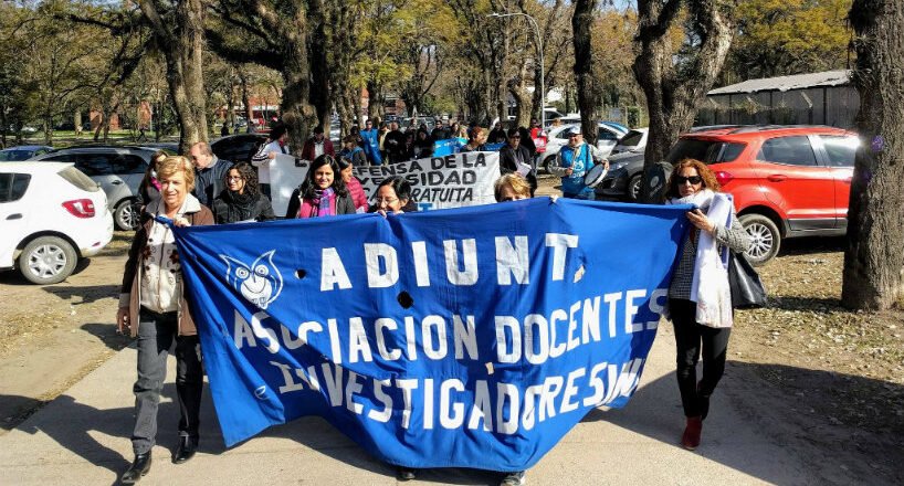 Adiunt no aceptó la propuesta salarial y convocó a un paro para la próxima semana