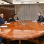 Jaldo se reunió con Caputo y Santilli por fondos y obras para Tucumán