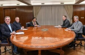 Jaldo se reunió con Caputo y Santilli por fondos y obras para Tucumán