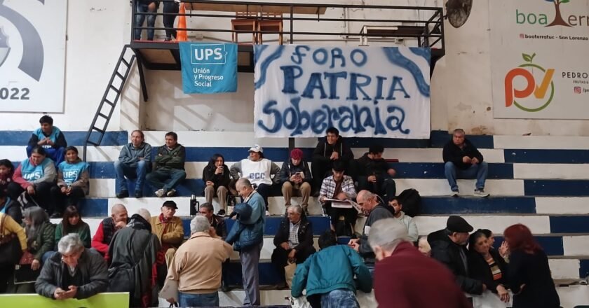 Tucumán: se puso en marcha el FORO PATRIA SOBERANA con referentes de distintos sectores