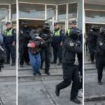 Trasladaron a 19 detenidos condenados hacia la cárcel de Benjamín Paz