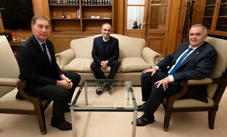 El gobernador Jaldo se reunió con Santilli y Lule Menem para impulsar una agenda conjunta con la Nación