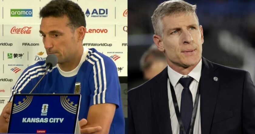 La pregunta de Martín Palermo que hizo emocionar a Scaloni