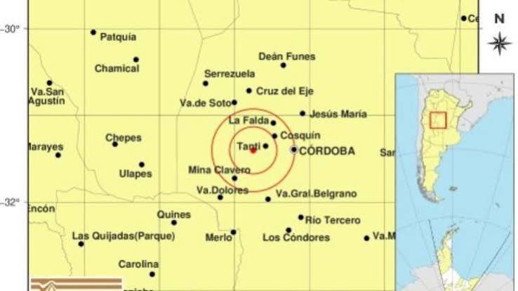 Susto en la medianoche: un fuerte temblor sacudió a la provincia de Córdoba