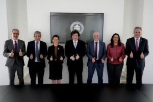 Milei recibió en Olivos a autoridades del Banco Mundial después de la aprobación de financiamiento por US$ 2.000 millones