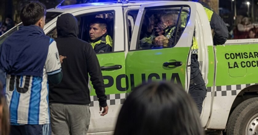 Incidentes en La Cocha en los festejos de Argentina