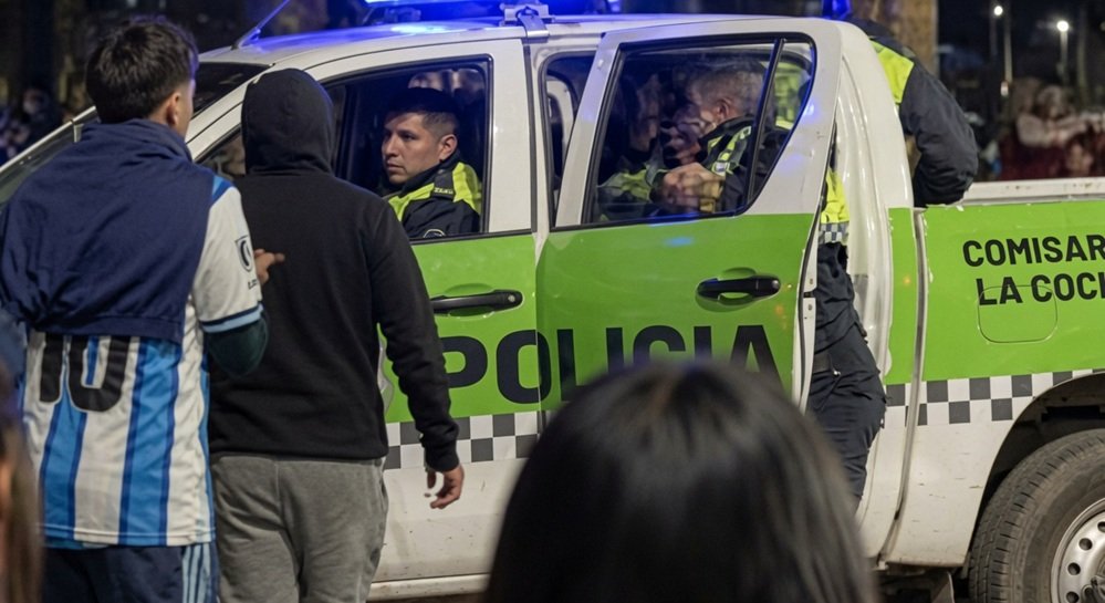 Incidentes en La Cocha en los festejos de Argentina