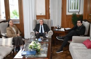 Jaldo analizó la agenda legislativa con Mansilla y Fernández