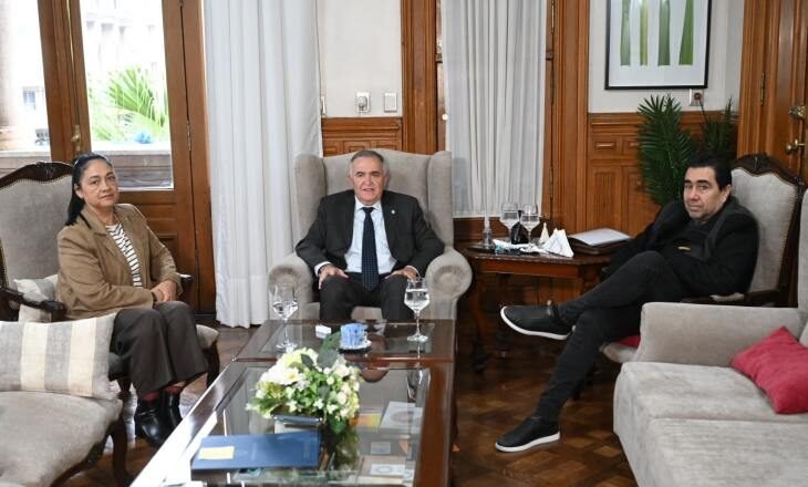 Jaldo analizó la agenda legislativa con Mansilla y Fernández