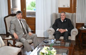 Jaldo y Acevedo analizaron la agenda de gestión en Casa de Gobierno