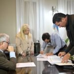 Acueducto de Vipos: el gobierno firmó un convenio con la familia López de Zavalía, propietaria de los terrenos