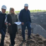 Rossana Chahla supervisó la obra hidráulica en el barrio 360 Viviendas