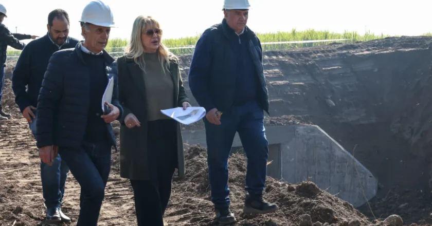 Rossana Chahla supervisó la obra hidráulica en el barrio 360 Viviendas
