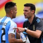 Lautaro Martínez le dio “like” a una publicación que cuestionó a Scaloni por la final del Mundial