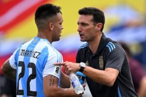 Lautaro Martínez le dio “like” a una publicación que cuestionó a Scaloni por la final del Mundial