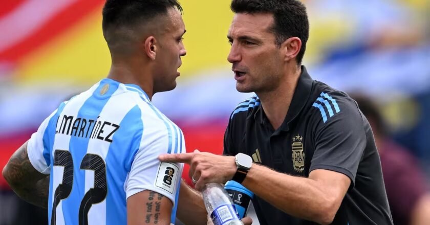Lautaro Martínez le dio “like” a una publicación que cuestionó a Scaloni por la final del Mundial