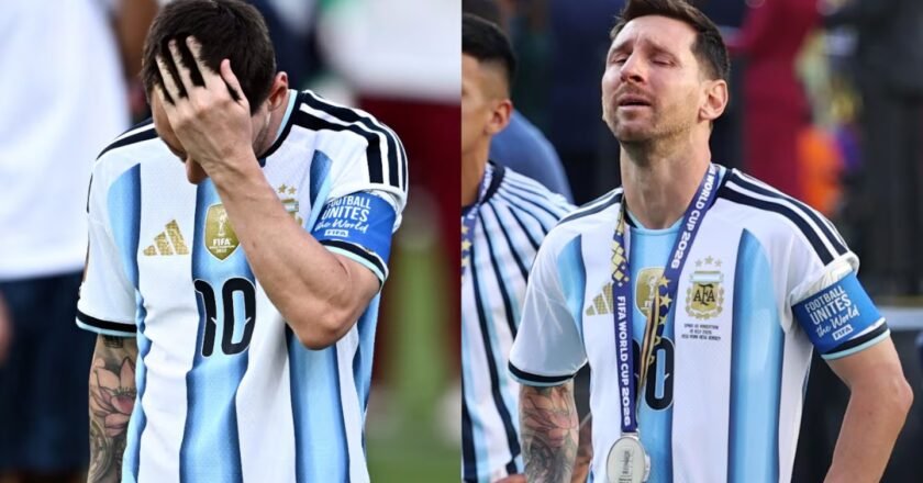 El emotivo mensaje de la Selección argentina tras el llanto de Messi: “Te amamos para siempre”