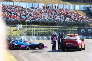 El accidente que dejó a Franco Colapinto fuera de la segunda sesión de entrenamientos del GP de Hungría
