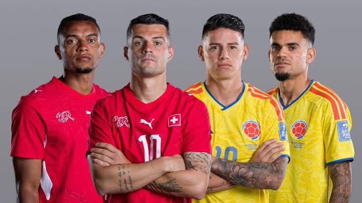 Colombia choca con Suiza por un lugar en los Cuartos de Final