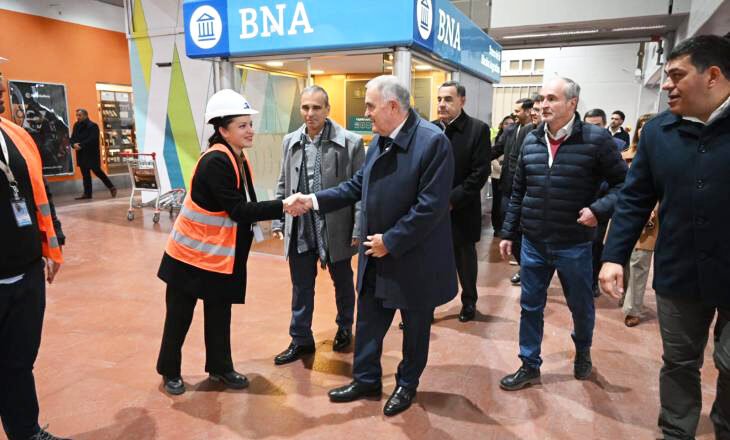 Jaldo visitó el aeropuerto para supervisar las obras de remodelación
