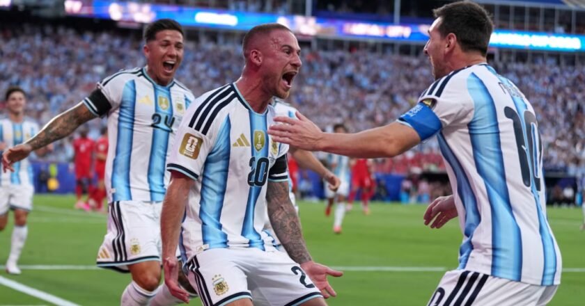 Con dos goles en el alargue, la Selección argentina le ganó a Suiza y jugará las semifinales contra Inglaterra