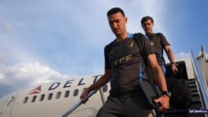 La Selección Argentina ya está en Nueva Jersey tras sufrir demoras por una tormenta eléctrica en Atlanta