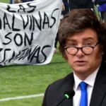 Milei cuestionó a La Scaloneta por la bandera de Malvinas y habló de “slogans populistas y berretas”