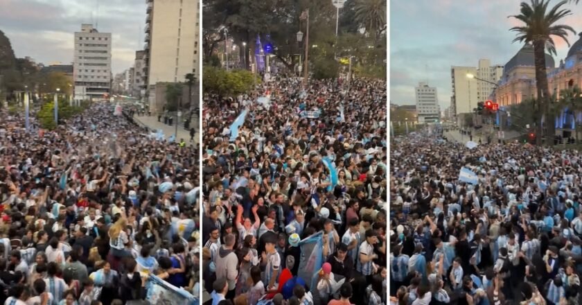 No duerme nadie hoy: una multitud copó la Plaza Independencia tras la histórica victoria argentina