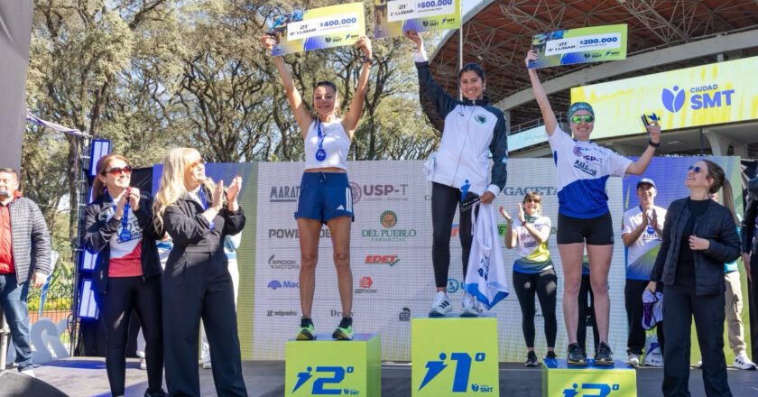Convocatoria récord: más de 1.000 atletas compitieron en la media maratón “SMT Corre”